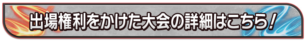 出場権利をかけた大会の詳細はこちら！
